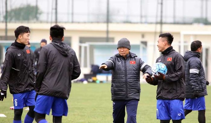 HLV Park Hang-seo cho U23 Việt Nam xả trại